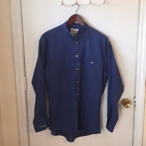 Blue Button Up